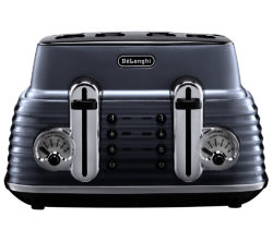 DELONGHI  CTZ4003GY Scultura Delonghi Toaster - Gun Metal